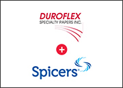 duroflex and spicers logos
