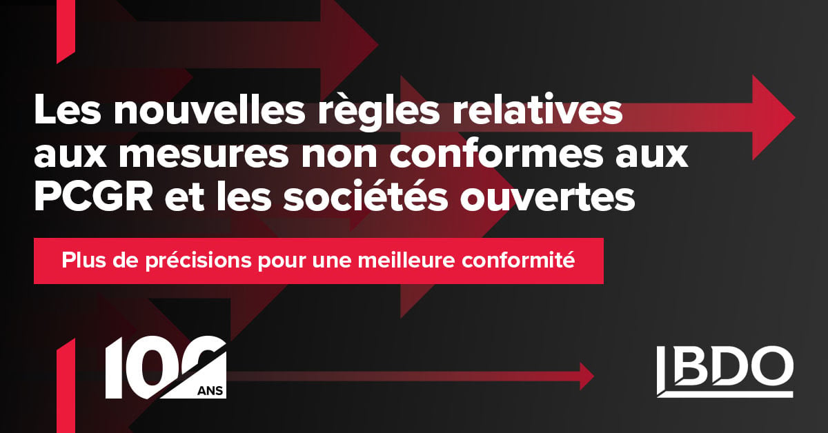 Nouvelles Règles Relatives à La Présentation D'information Concernant ...